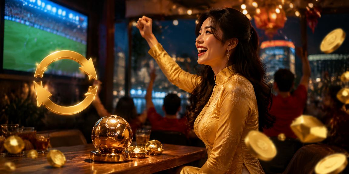 Người chơi tại Hà Nội nhận thưởng hoàn tiền cược trong không khí lễ hội thể thao Việt Nam